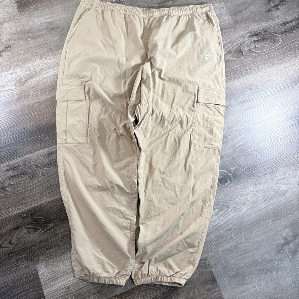 Nike Mens Cargo Jogger Pants Beige Khaki HJ1990-297 2XL